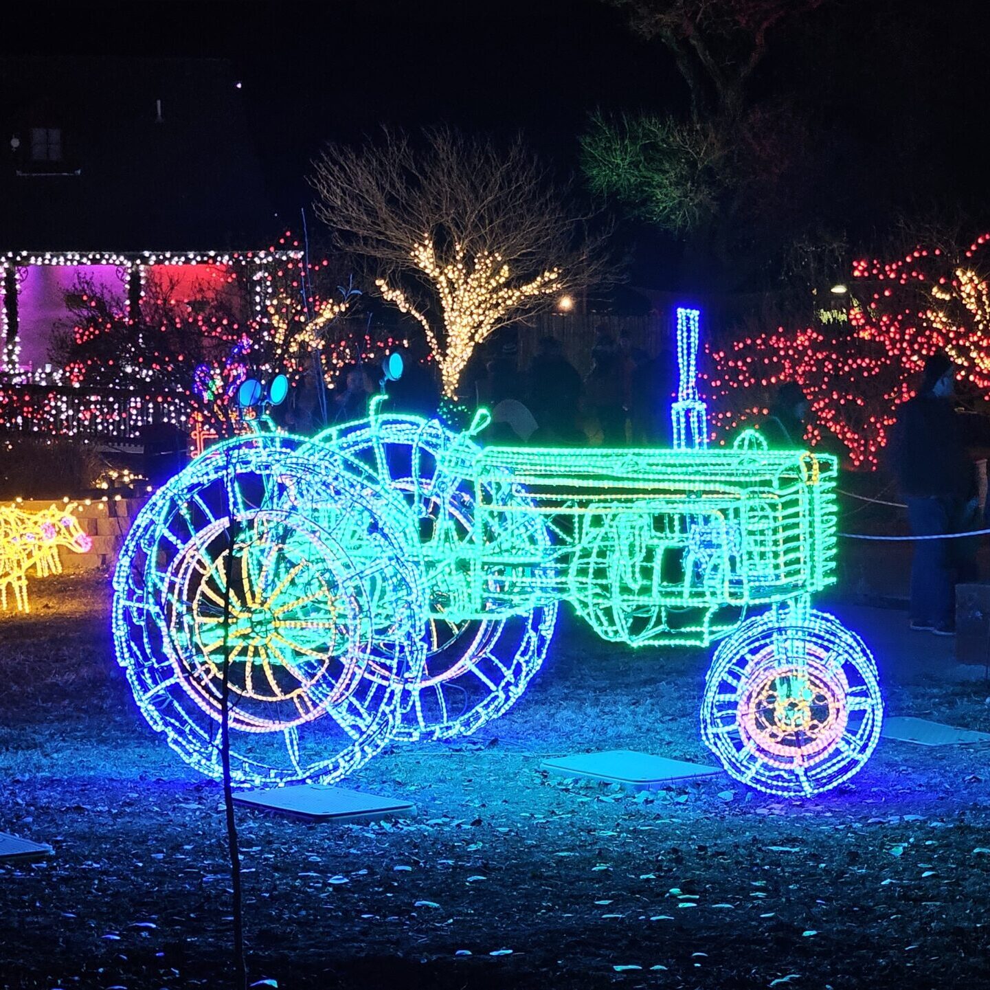 River of Lights Tractor